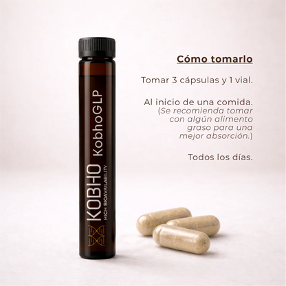 KOBHO GLP 30 VIALES 90 CAPSULAS