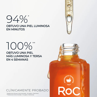 ROC REVIVE+GLOW SKINCARE SÉRUM ILUMINADOR VITAMINA C 30ML